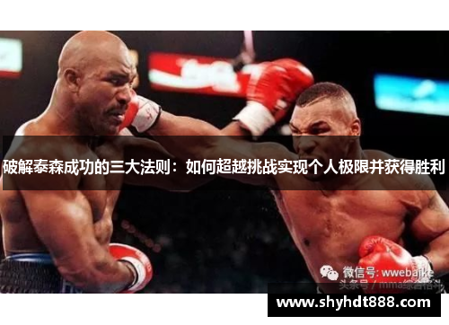 破解泰森成功的三大法则：如何超越挑战实现个人极限并获得胜利
